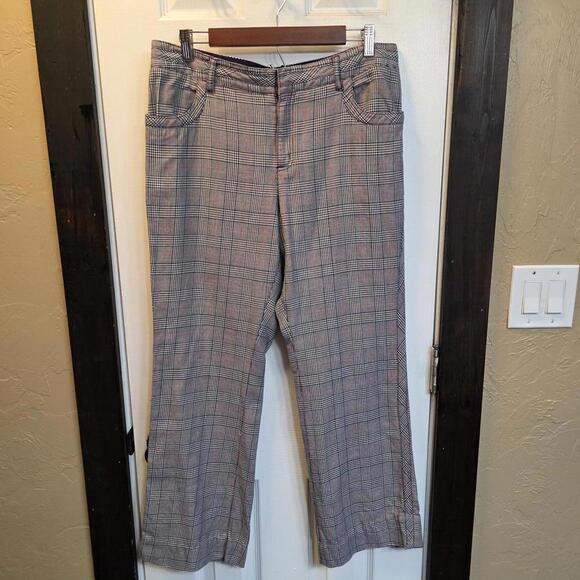 Tommy Hilfiger Pants - Tommy Hilfiger Women's Plaid Patterned Dress Pants size 12